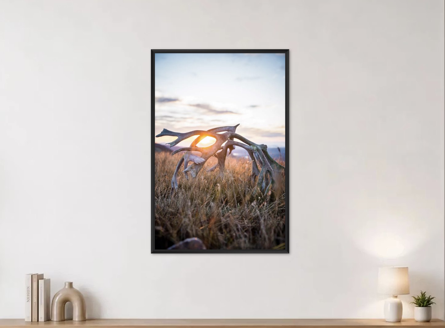 Vorschau: gerahmter Fine-Art-Print an der Wand